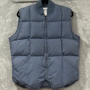 Ibex Goose Down Puffer Vest Quilted Outdoor Gorpcore Zip Mens Large Utility